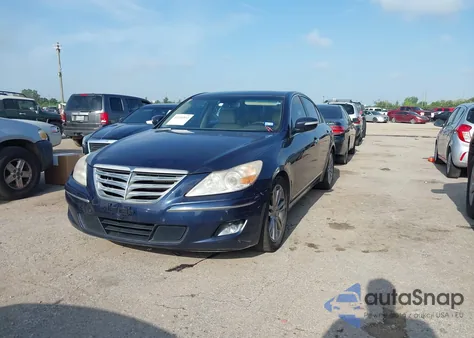 2011 Hyundai Genesis 4.6 from USA, damaged, VIN KMHGC4DF1BU138679